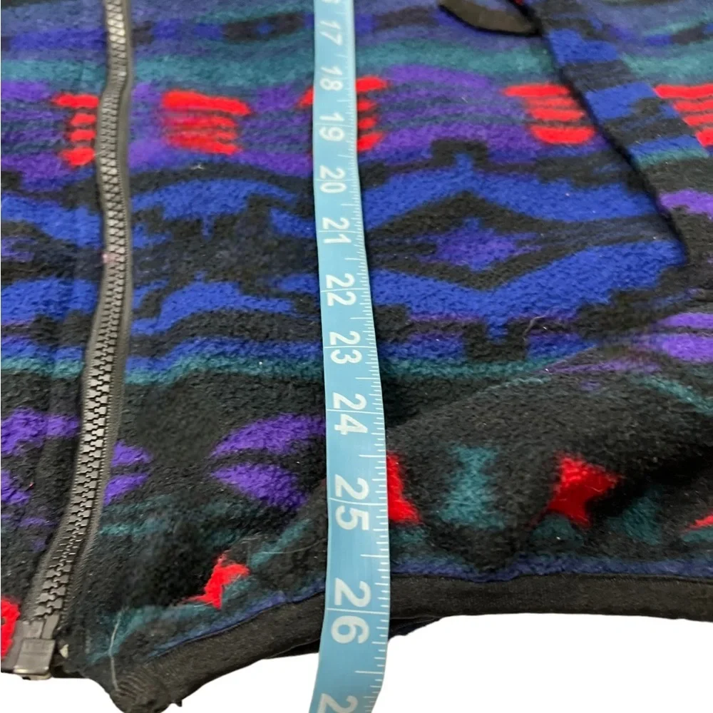 Cb Sports Aztec Fleece Full Zip Up Multi Color Southwest Lined - Picture 8 of 14